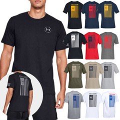 Under Armour Men’s Athletic UA Freedom Flag T-Shirt Short Sleeve Tee 1333350
