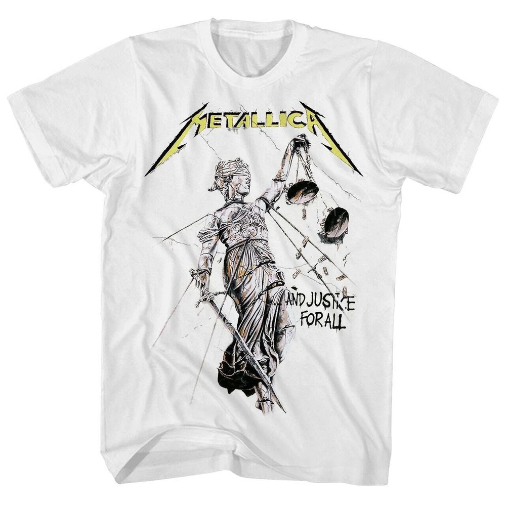 METALLICA And Justice For All T-shirt Heavy Metal Tee Adult