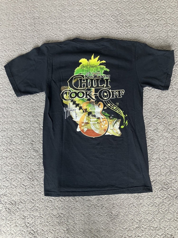 Guy Harvey 2015 Autographed 30th Annual Chili Cook-Off T-Shirt Guy – Adult Small