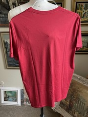 Armani Exchange T-shirt Mens L Made In Peru Cotton Red NWT $30