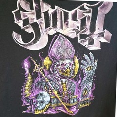 Ghost Band Shirt XL Papa V Perpetua Skeletour 2025 Tour Black Metal Graphic Tee