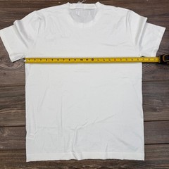 Collars & Co Mens Size Large Maranello Mid-Weight Cotton & Silk Tee White NEW