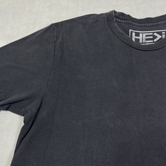 HE i Shirt Mens Large Black Pocket Tee Hawaii Made in USA Casual Cotton Graphic