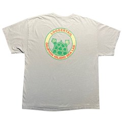 Vintage Dauphin Island Sea Lab Loggerhead Turtle T Shirt Grey XL Hanes Beefy T