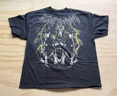 *NEW* LF 2XL Black Doberman Graphic Print Cotton Knit Crew Neck T-Shirt