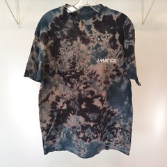 “IMAGES” 80s tie-dye rasta wear jamaica shirt paper thin deadstock crumple style