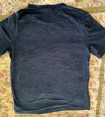 Athletic Works DriWorks Adult Small (34-36) Blue Cotton/Polyester Blend T-Shirt