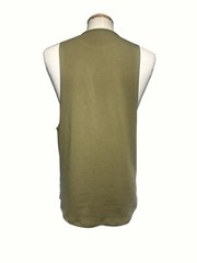 Men’s Medium Forest Green Gym Muscle Workout Tank Top, Sleeveless, Bodybuilding