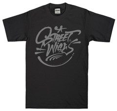 streetwise Fat Cap Graphic T-Shirt Black & White M-5XL