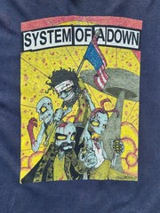 1999 Vintage SOAD System Of A Down Mushroom Cloud Shirt Nu Metal 90s Mall Goth