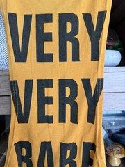 Men’s Yellow Unbranded Body Building Logo Front SzM”VERY VERY RARE”