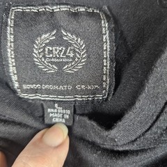 CR-24 Chrome Edge Shirt Mens L Black Savage Graphic Crown Sleeve Motorcycle