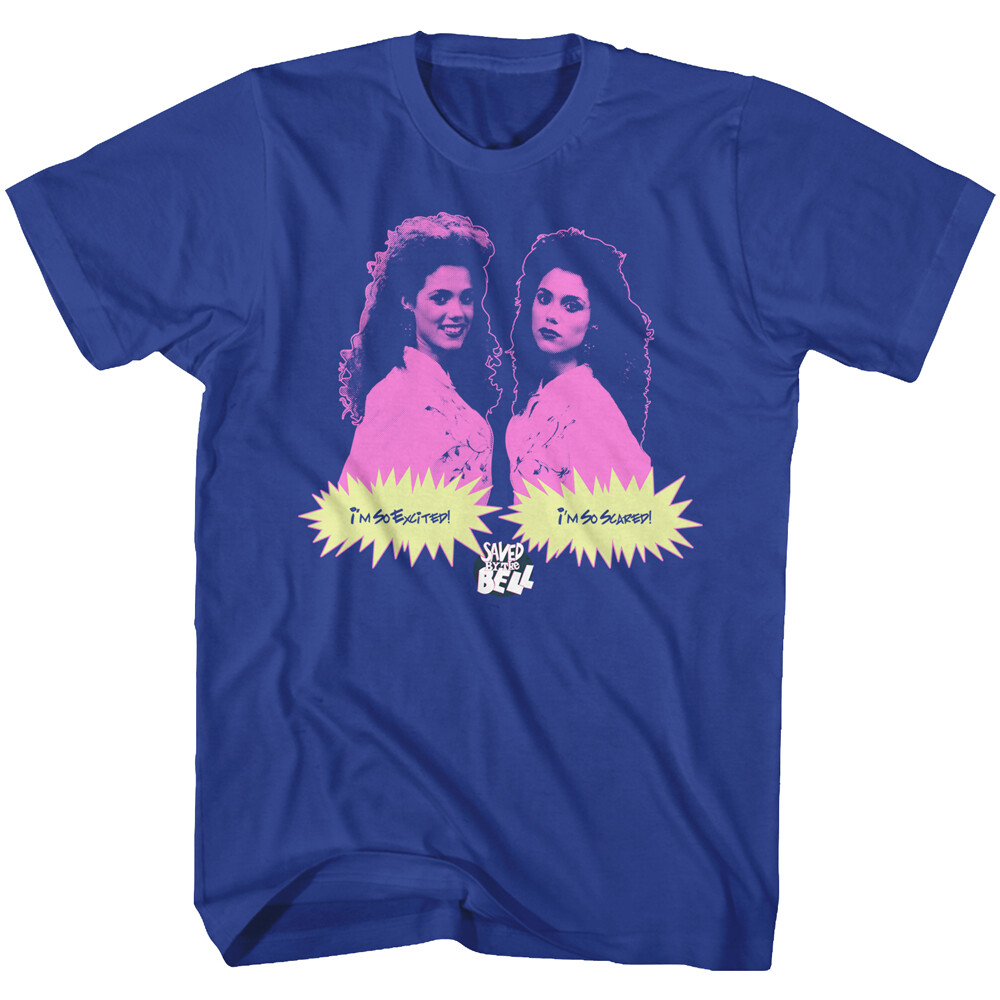 Saved By The Bell Thought’s Jessie I’m So Excited I’m So Scared Men’s T Shirt