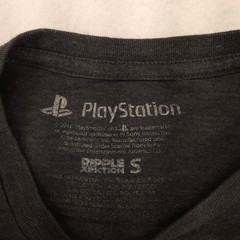 Playstation Casual Crew Neck Short Sleeve Graphic Shirt Mens Size Small S Gray