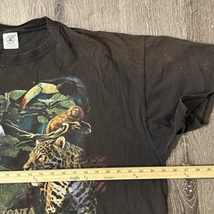 Vintage Amazonia Shirt Mens 2XL Nature Rainforest Double Sided Graphic 90s