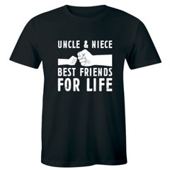 Uncle and Niece Best Friends For Life Men’s T-Shirt Awesome Cool Family Gift