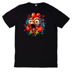 Funny Chicken Face T Shirt