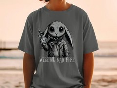 Alice in Wonderland T-Shirt: White Rabbit Mad Hatter Tee