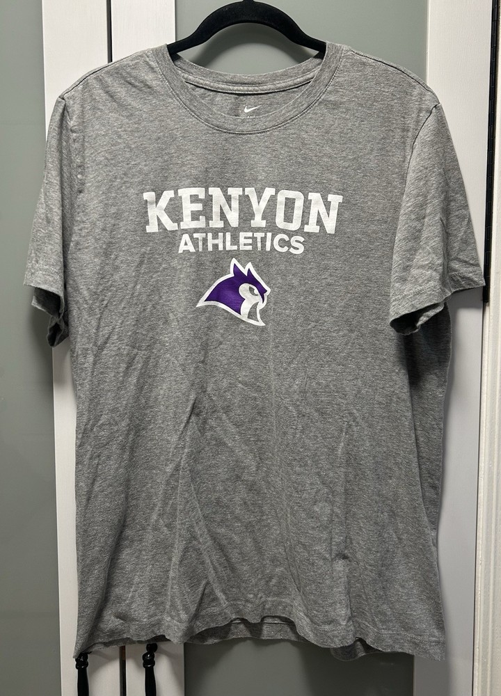 Nike Kenyon Athletics Gray T shirt Size L