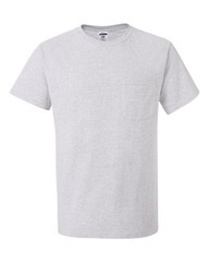 🔥 Jerzees Men Dri-power 50/50 Short Sleeve Chest Pocket T-shirt Up To 3XL 29mpr