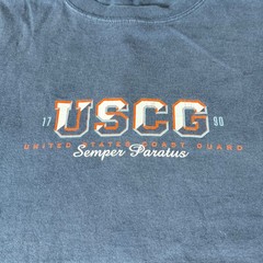Champion USCG United States Coast Guard T-Shirt Mens XL Navy Semper Paratus Tee