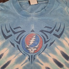 Grateful Dead Shirt Men Large Liquid Blue Vintage 90s Garcia Single Stitch A2