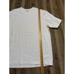Duluth Trading Co T-Shirt Men Large White Adult Relaxed Fit Longtail T Excellent
