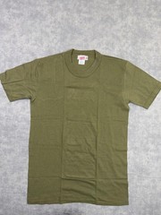 Vintage Soffe Shirts Shirt Mens S Green Basic Crew Tee Made In USA Poly Cotton