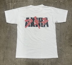 AKIRA 1988 vintage T-shirt Fashion Victim White Anime M RARE VARIATION