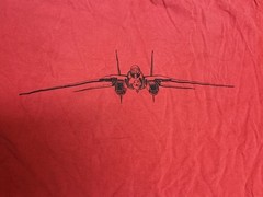 Vintage Black Aces Army Fighter Jet Shirt Size L