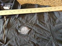 Harley Davidson 1/4 Zip Long Sleeve Shirt Men XXL Pullover Black Reno Nevada
