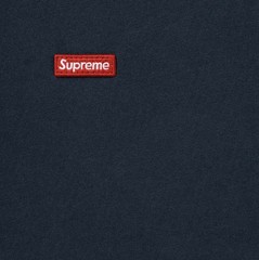 Supreme Small Box Logo Tee Navy Blue SS26 Authentic Streetwear