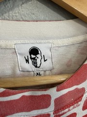 Warren lotas Skull Graphic Print all over print Mens XL T-Shirt