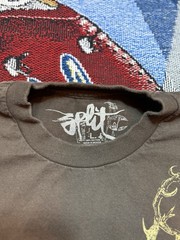 Vintage Split Skate Shirt Large Skulls Graphic Grunge Surf Y2K Skateboarding