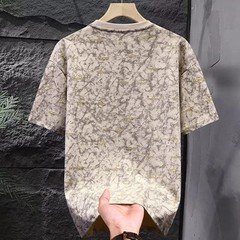 Men’s Ripped Streetwear Vintage Distressed Oversized Cotton Graphic T-Shirt