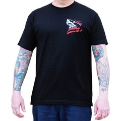 Lowbrow Art Bloody Skeleton Surfer Custom Adi Tattoo Tee Tshirt S-M-L-XL-2XL NWT