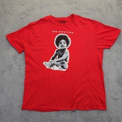 Ready To Die Men’s Red T-shirt Biggie Notorious BIG Brooklyn Mint Size 2 XL