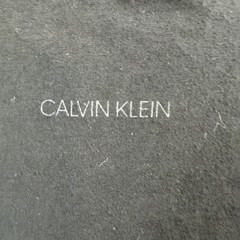Calvin Klein T-Shirt Men’s Small Black Logo Tape Shoulder Short Sleeve Cotton