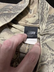 Vintage Ace Sportswear Camo Long Sleeve Shirt, No Size, Fits: XXL – Made in USA