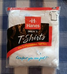 Vintage 1997 Hanes Men’s Comfort T-Shirt 2 Lot 3 Pack Size Medium Crew Neck New