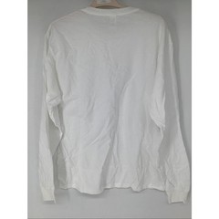 Hanes Essentials Mens Large White 2-Pack 100% Cotton Long Sleeve T-Shirt OS16-22
