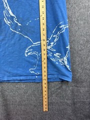 American Eagle Outfitters Mens Shirt Size Large Blue Tee Graphic Eagle Print