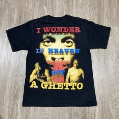 Tupac Shirt L 90s 00s Y2k 2pac All Over AOP Rapper Hip-hop Album Bootleg Rap Tee