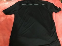 morbern albula ss polo shirt black steel grey medium new With tags