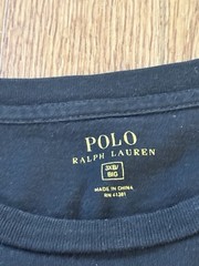 Polo Ralph Lauren Shirt Mens 3XB Black Long Sleeve Crewneck Tagless Red Pony Tee