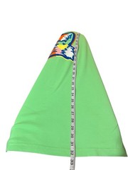 Akoo T-Shirt Graphic Fox Short Sleeve Men’s 2XL Dk Green Lt Green Blue Crew Neck