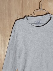 Jachs MFG Thermal Waffle Knit Shirt Gray Long Sleeve Men’s Size M