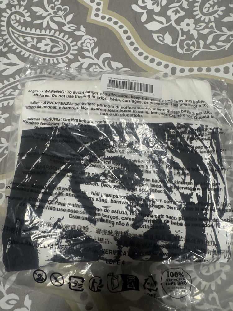 Supreme The Exorcist Mother Long Sleeve Medium White