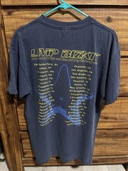 Vintage Limp Bizkit Chocolate Starfish Tour T-Shirt Size Large Band Tee 2000