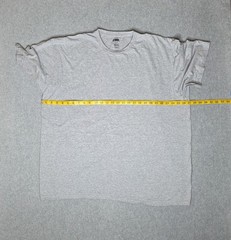 CSG Shirt Mens 4XL Heather Gray Crewneck Short Sleeve 100% Cotton Big & Tall
